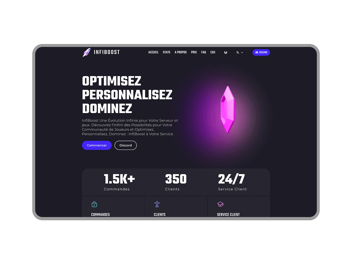 Infiboost (Mission freelance)