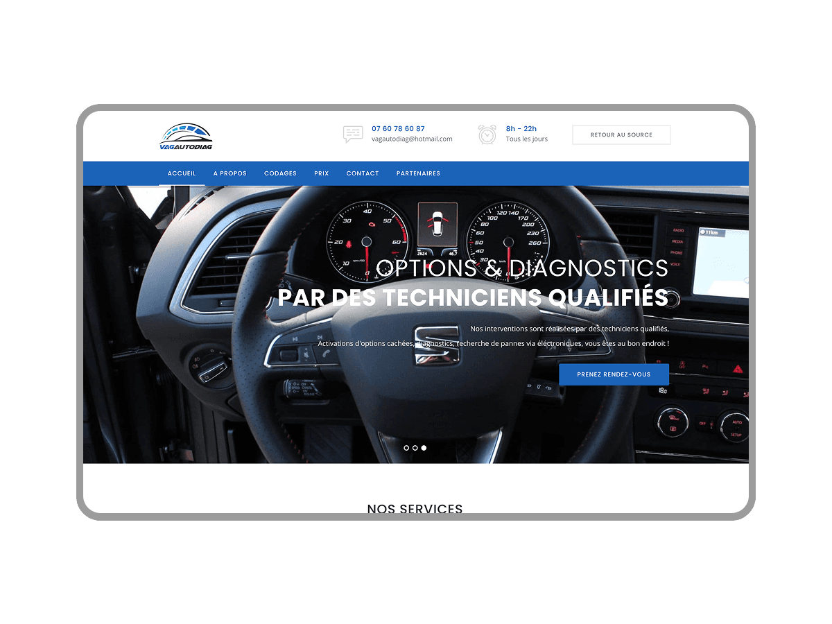 Vagautodiag.fr (Mission freelance)