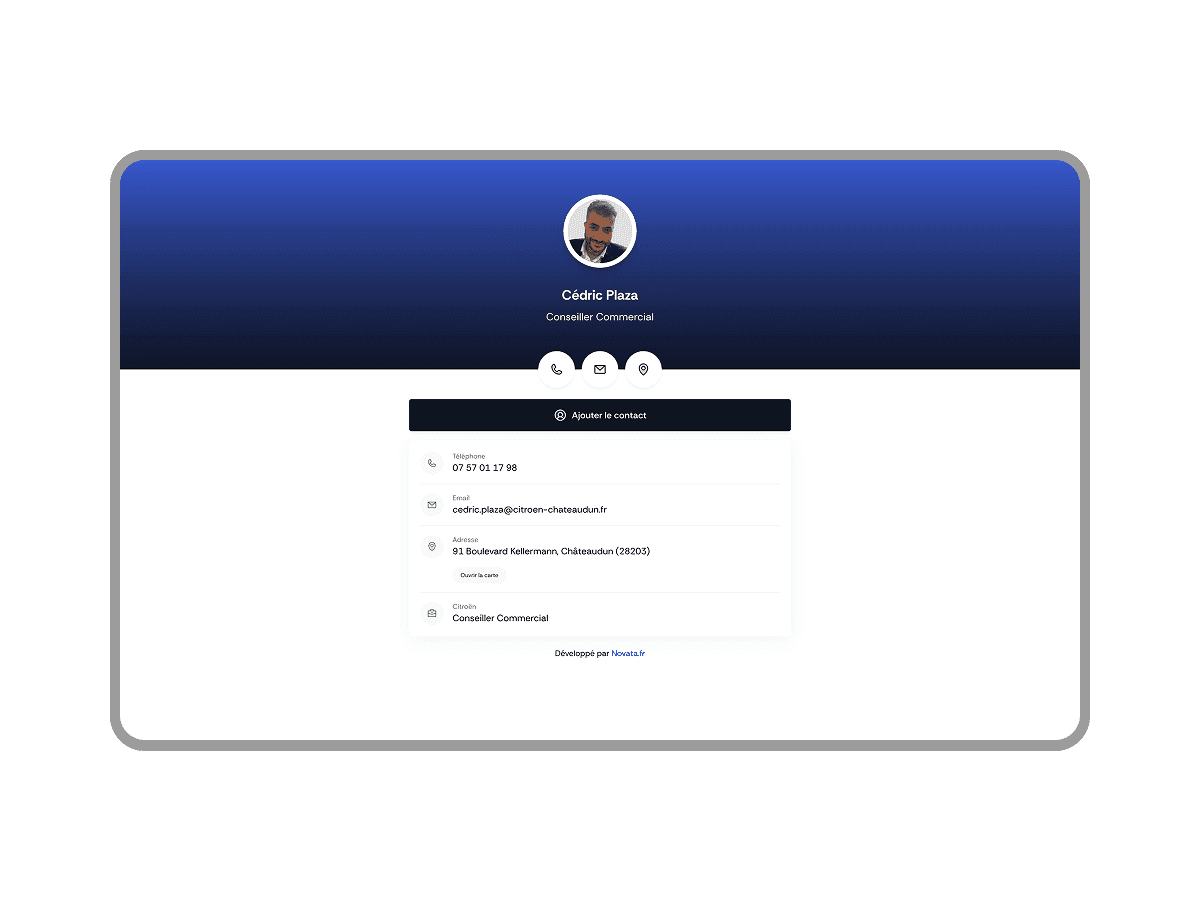 Image numéro 2 de vCard - Citroën Stellentis 